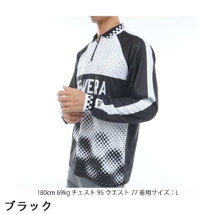 NEW ERA（ニューエラ） NEW ERA GOLF GF ハーフジップ長袖ポロシャツ