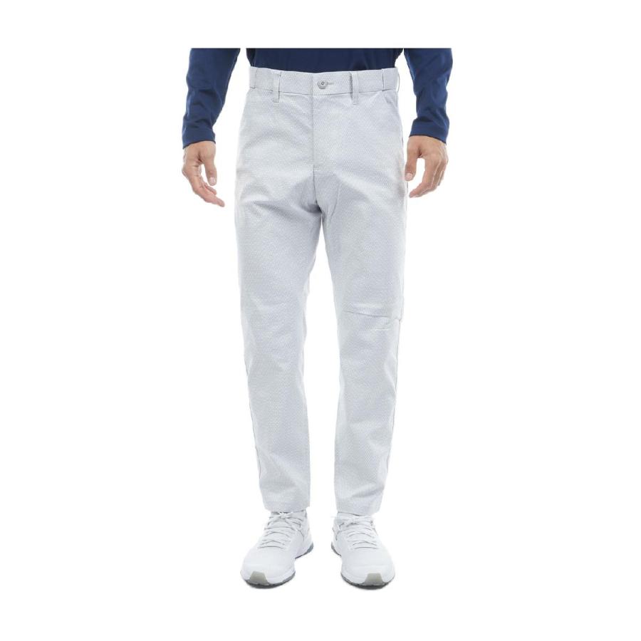 ルコックスポルティフ ゴルフ　Le coq sportif GOLF　ストレッチフォーサー ウエストアジャスター付きトライアングル柄9分丈パンツ le coq sportif GOLF（ルコックスポルティフ ゴルフ） ルコック