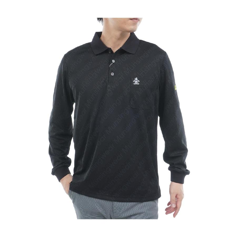 Munsingwear（マンシングウェア） ストレッチ ロゴジャカード長袖