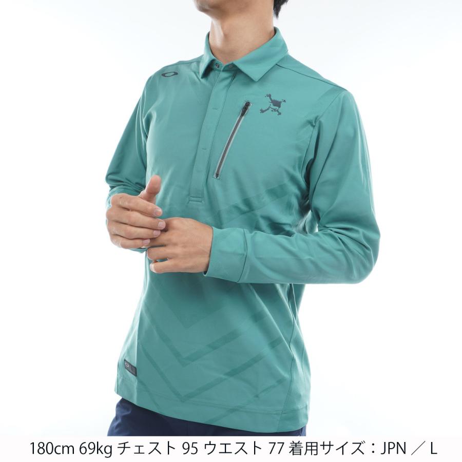 OAKLEY（オークリー） スカル ストレッチ CUNNINGLY ジャカード長袖