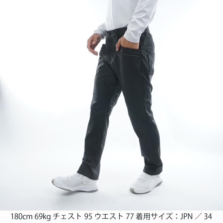 OAKLEY（オークリー） スカル BURNISHED ストレッチ テーパードパンツ