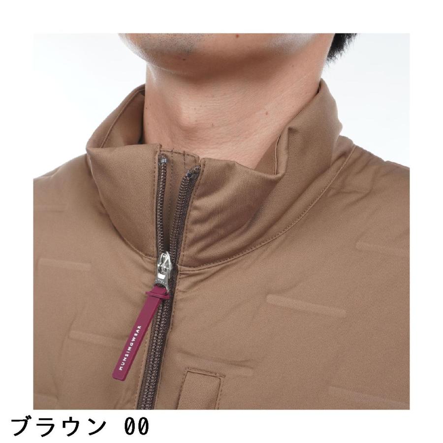 【美品】Munsingwear ナイロンストレッチ中綿ブルゾン マンシングウェア Munsingwear（マンシングウェア） ストレッチ HEAT NAVI ARTECH SHELL