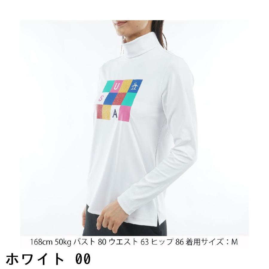 Munsingwear（マンシングウェア） ストレッチ ラメパネルプリント