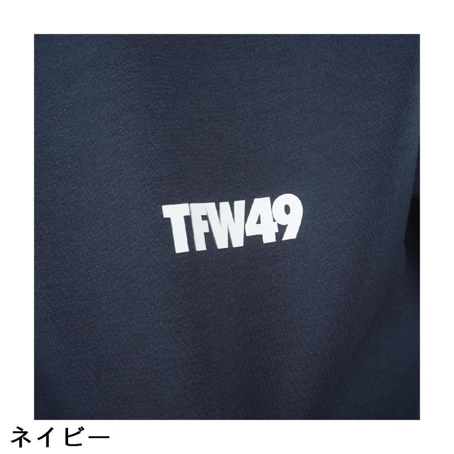 TFW49 ゴルフロゴ入り裏起毛ナイロントレーナーサイズL ティーエフダブリュー TFW49 クルーネックトレーナー : GDOゴルフ