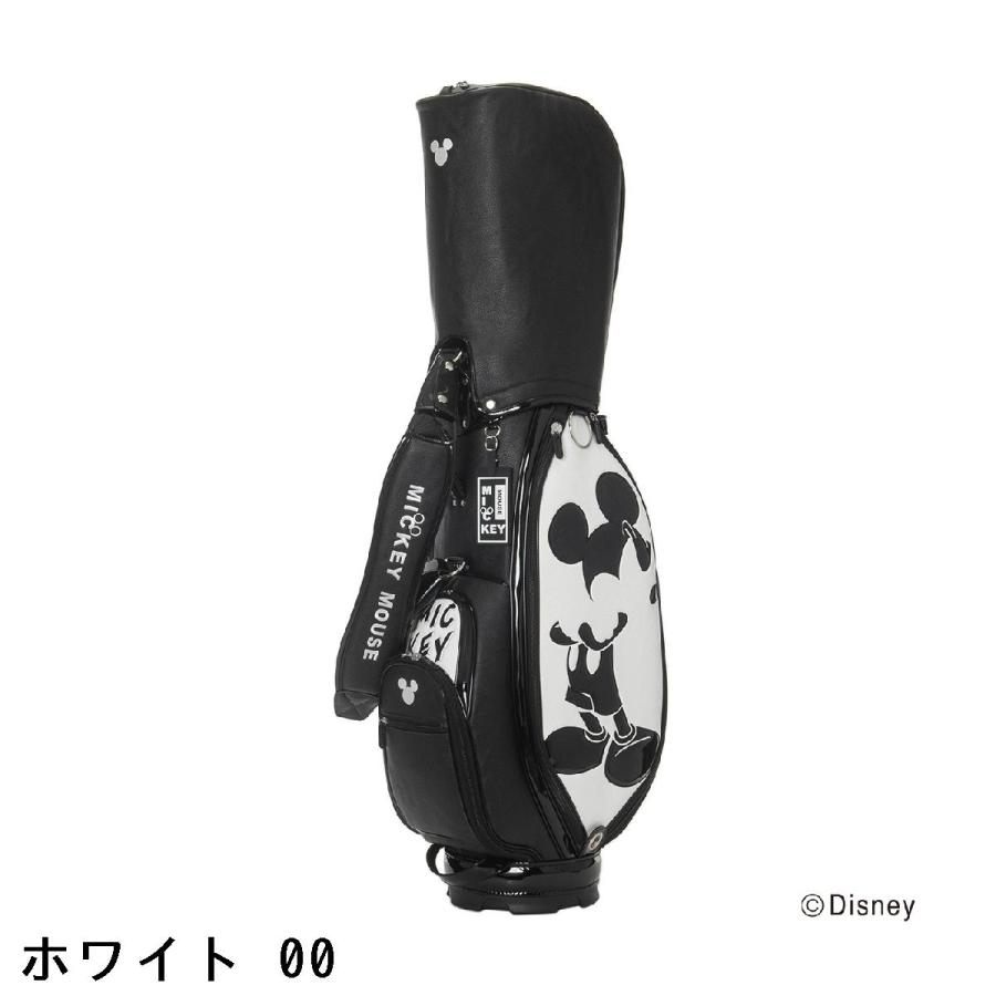 ディズニー Disney モノクローム ミッキーゴルフ キャディバッグ : GDO