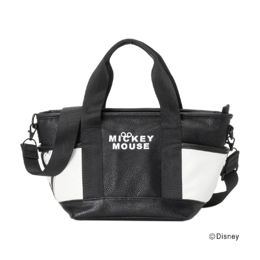モノクローム ミッキーゴルフ 2WAY ラウンドバック ディズニー Disney モノクローム ミッキーゴルフ 2WAY ラウンドバッグ