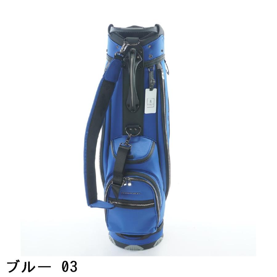 希少ロイヤルブルー キャディバッグ LANVIN SPORT ランバンスポール ランバン スポール LANVIN SPORT キャディバッグ : GDOゴルフショップ