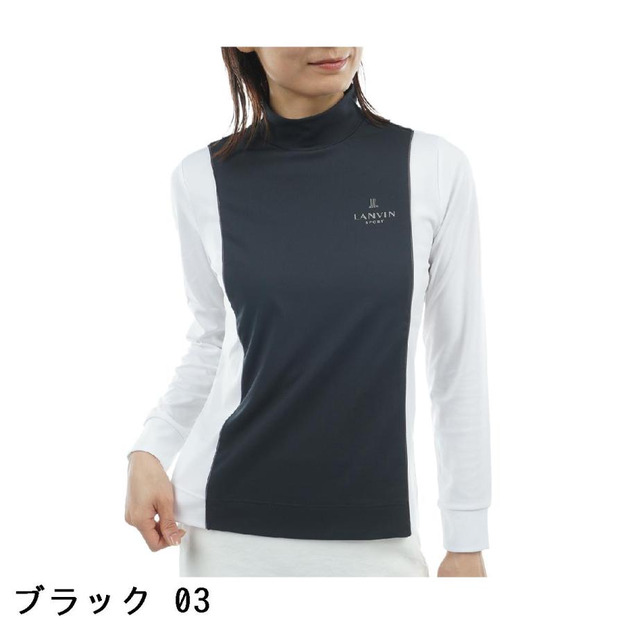ランバン スポール LANVIN SPORT ストレッチ ブロッキングモックネック