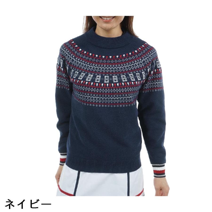 トミー ヒルフィガー ゴルフ　  GOLF　フェアアイル柄 ハイネックセーター　レディス TOMMY HILFIGER（トミー・ヒルフィガー） トミー ヒルフィガー ゴルフ
