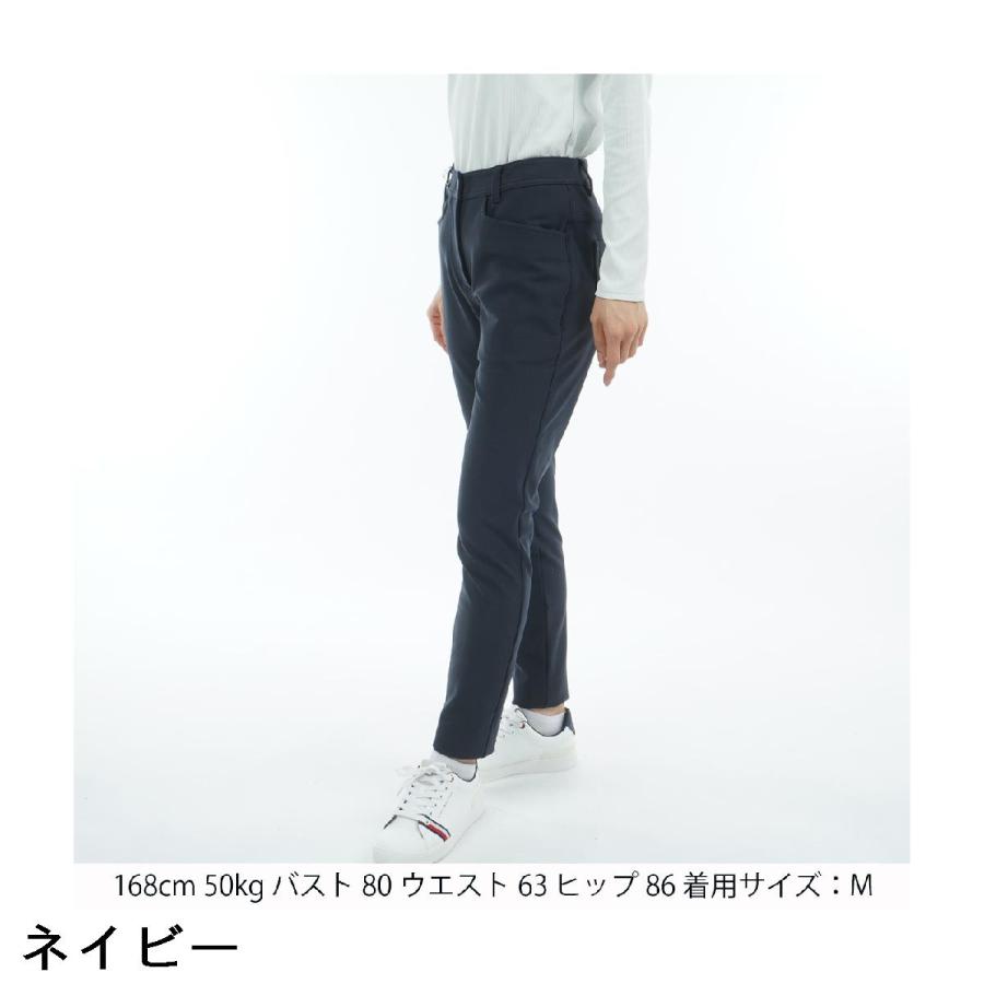 トミー ヒルフィガー ゴルフ TOMMY HILFIGER GOLF ストレッチ 裏フリース起毛 ロングパンツ レディスの画像