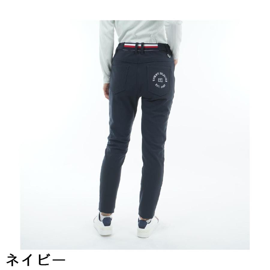 トミー ヒルフィガー ゴルフ TOMMY HILFIGER GOLF ストレッチ 裏フリース起毛 ロングパンツ レディスの画像
