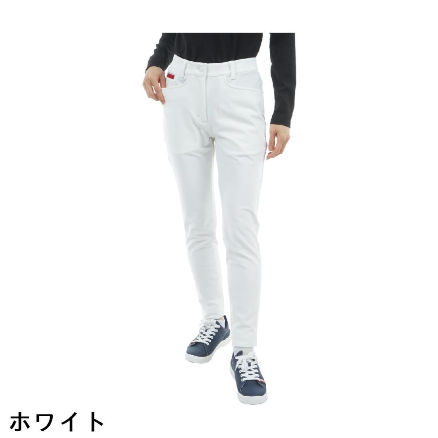 トミー ヒルフィガー ゴルフ TOMMY HILFIGER GOLF ストレッチ 裏フリース起毛 ロングパンツ レディスの画像