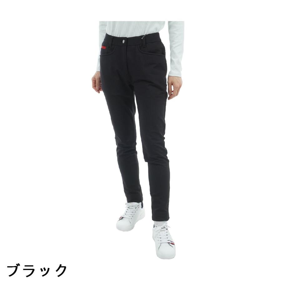トミー ヒルフィガー ゴルフ TOMMY HILFIGER GOLF ストレッチ 裏フリース起毛 ロングパンツ レディスの画像