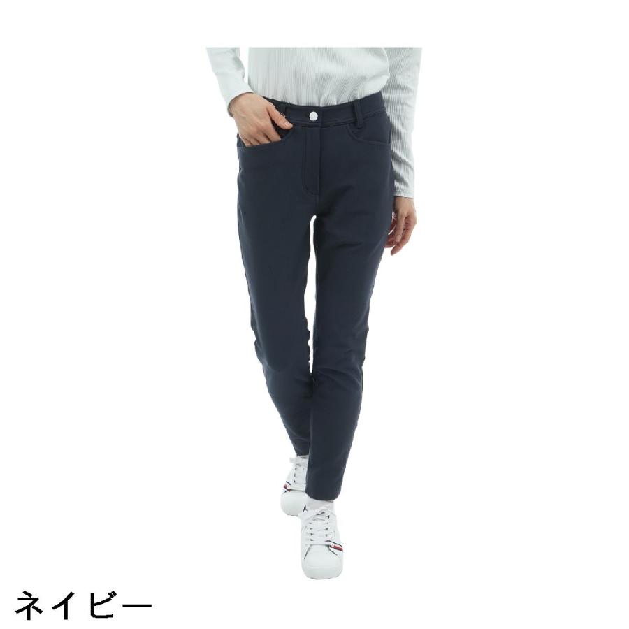 トミー ヒルフィガー ゴルフ TOMMY HILFIGER GOLF ストレッチ 裏フリース起毛 ロングパンツ レディスの画像