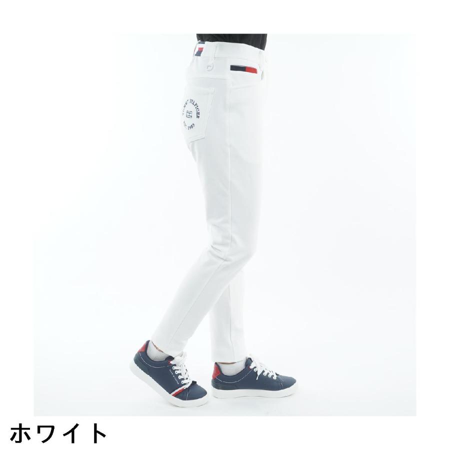 トミー ヒルフィガー ゴルフ TOMMY HILFIGER GOLF ストレッチ 裏フリース起毛 ロングパンツ レディスの画像