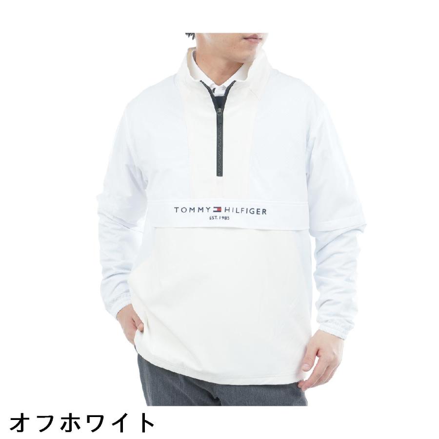 トミー ヒルフィガー ゴルフ TOMMY HILFIGER GOLF ストレッチ 2WAY 袖脱着 アノラックジャケット_1
