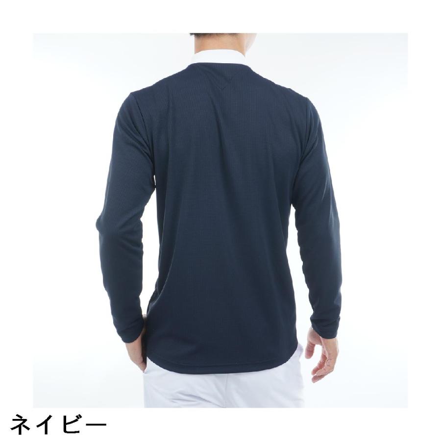 トミー ヒルフィガー ゴルフ TOMMY HILFIGER GOLF エンボス モックネック長袖シャツ_11