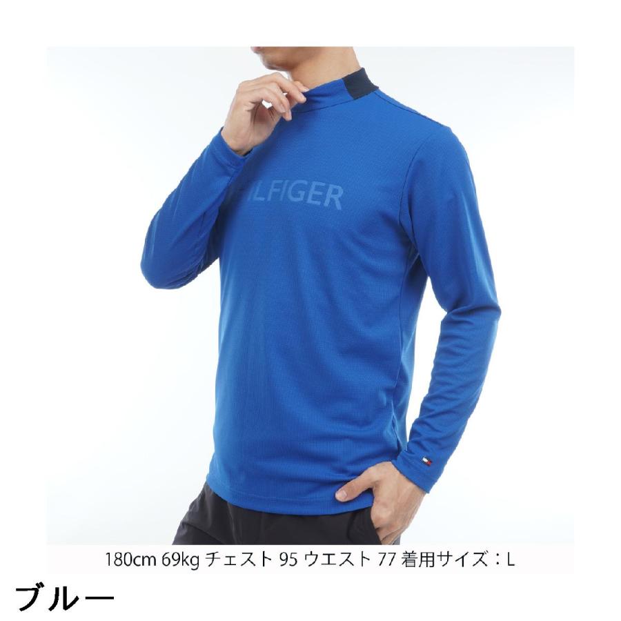 トミー ヒルフィガー ゴルフ TOMMY HILFIGER GOLF エンボス モックネック長袖シャツ_18
