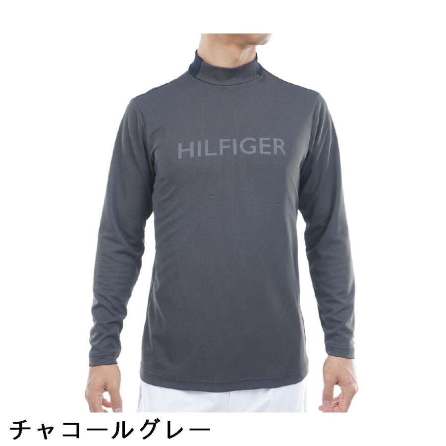 トミー ヒルフィガー ゴルフ TOMMY HILFIGER GOLF エンボス モックネック長袖シャツ_2