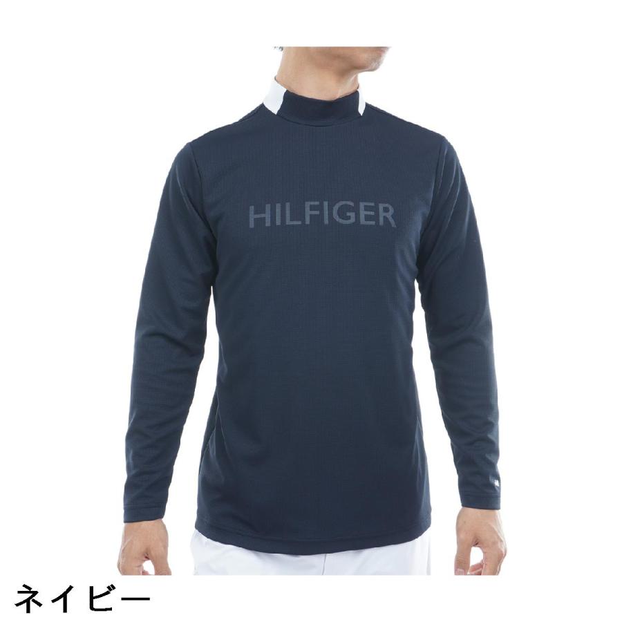 トミー ヒルフィガー ゴルフ TOMMY HILFIGER GOLF エンボス モックネック長袖シャツ_3