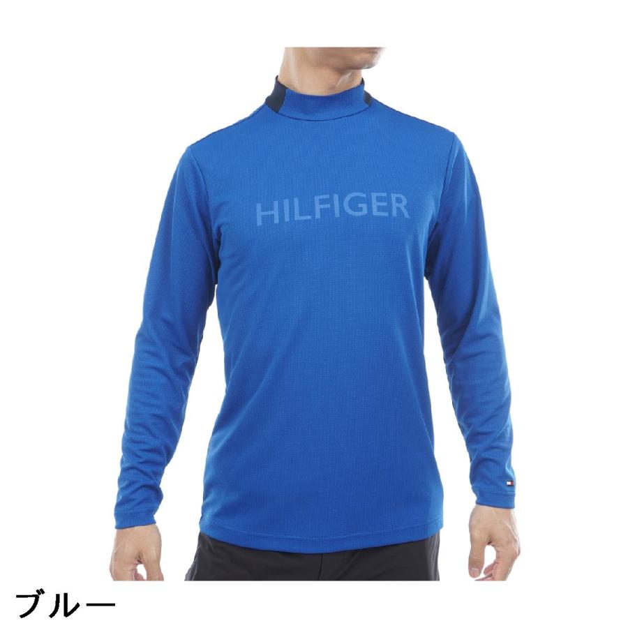 トミー ヒルフィガー ゴルフ TOMMY HILFIGER GOLF エンボス モックネック長袖シャツ_4
