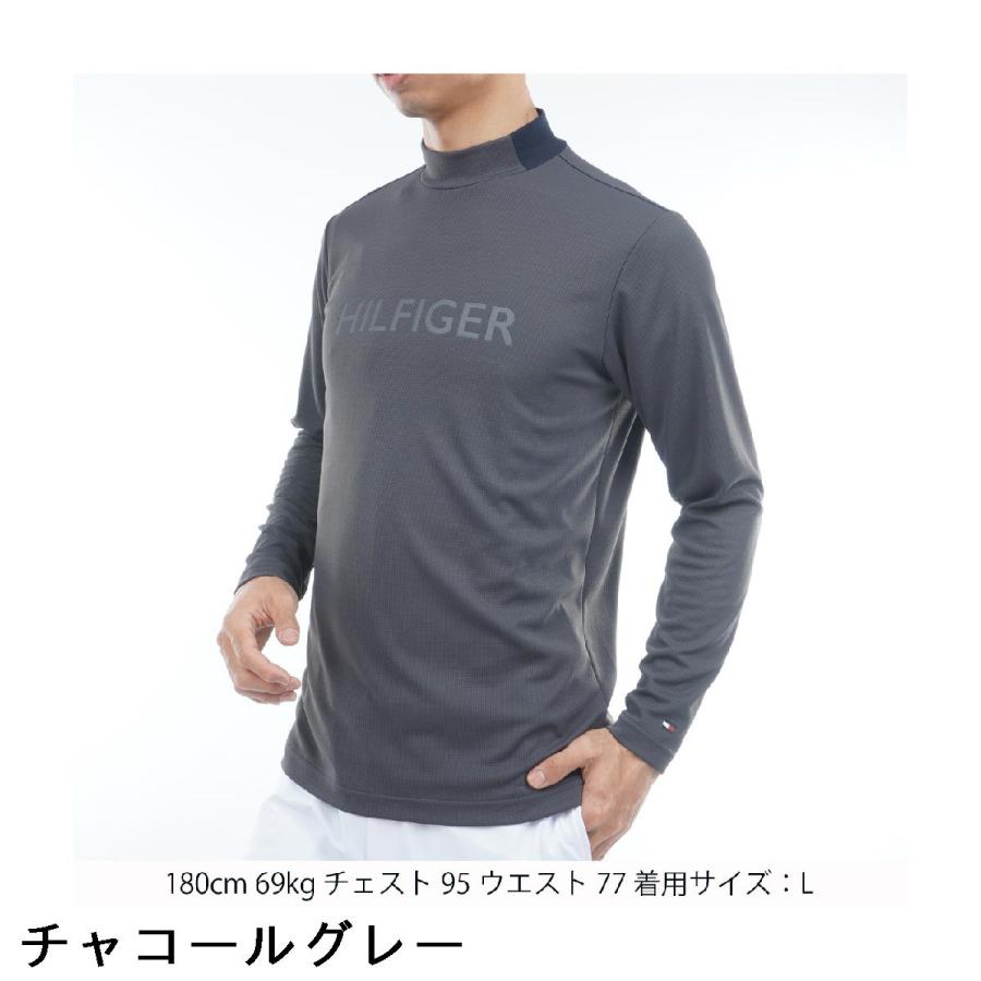 トミー ヒルフィガー ゴルフ TOMMY HILFIGER GOLF エンボス モックネック長袖シャツ_7