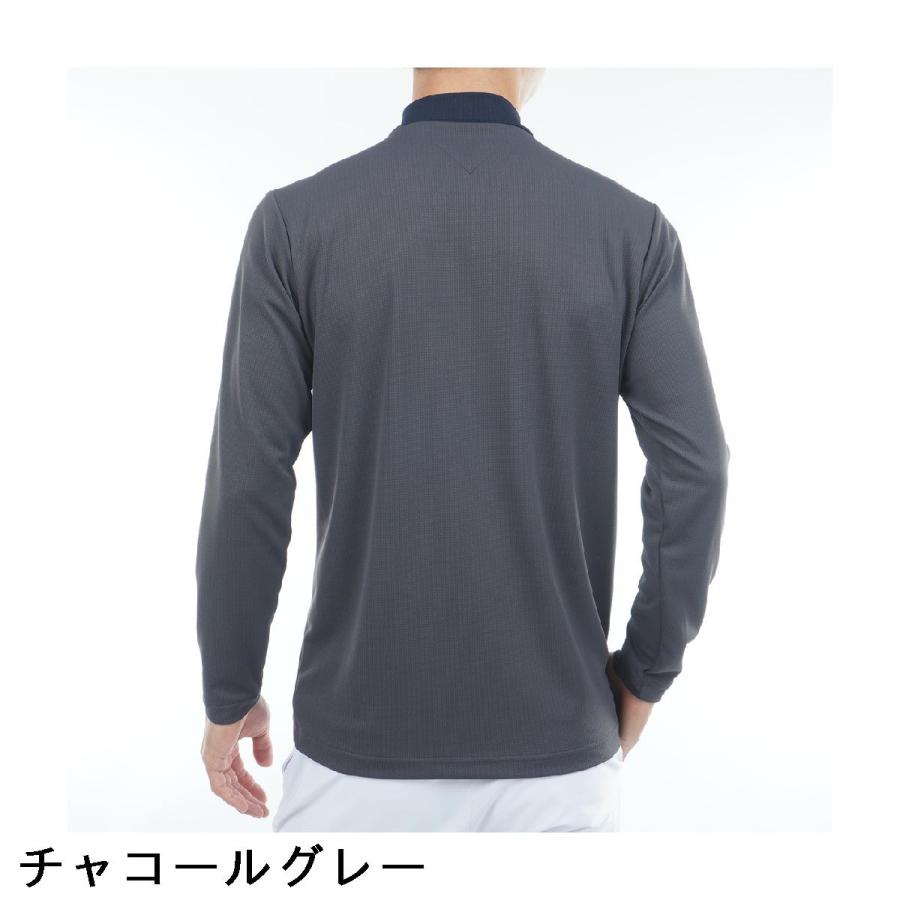 トミー ヒルフィガー ゴルフ TOMMY HILFIGER GOLF エンボス モックネック長袖シャツ_8