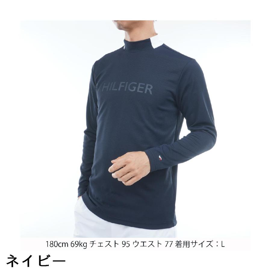 トミー ヒルフィガー ゴルフ TOMMY HILFIGER GOLF エンボス モックネック長袖シャツ_9