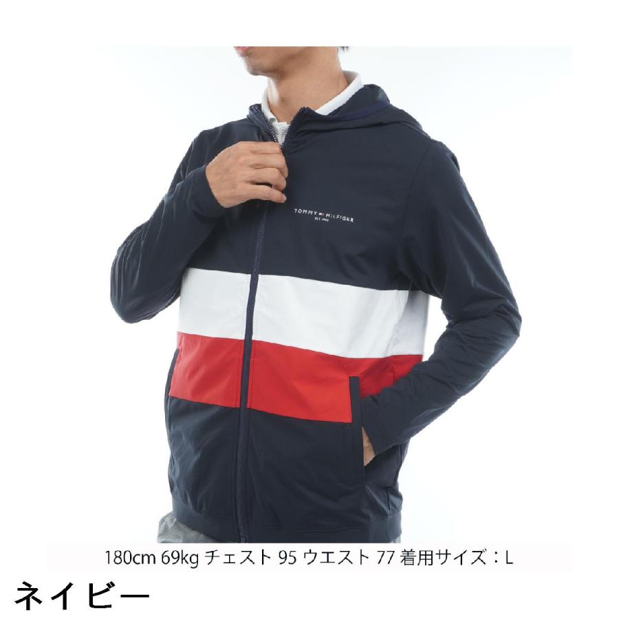 トミーヒルフィガーゴルフ　ストレッチ スウェット フーディージャケット　サイズL TOMMY HILFIGER（トミー・ヒルフィガー） トミー ヒルフィガー ゴルフ