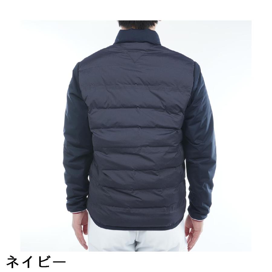 トミーヒルフィガーゴルフ ネイビー キルティングジャケット LL TOMMY HILFIGER（トミー・ヒルフィガー） トミー ヒルフィガー ゴルフ