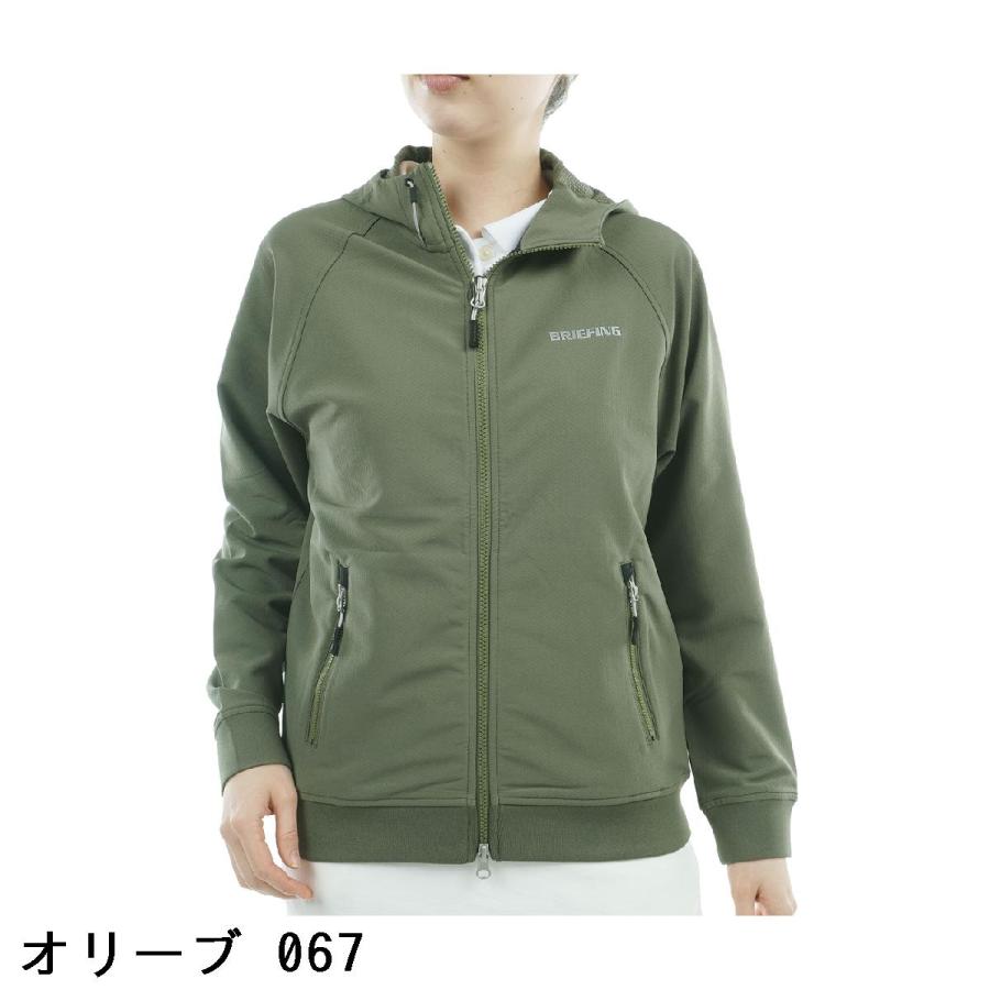 ブリーフィング　BRIEFING　ストレッチ 裏起毛 ストームフリース BACK DOTS パーカー　レディス BRIEFING GOLF（ブリーフィングゴルフ） ブリーフィング BRIEFING