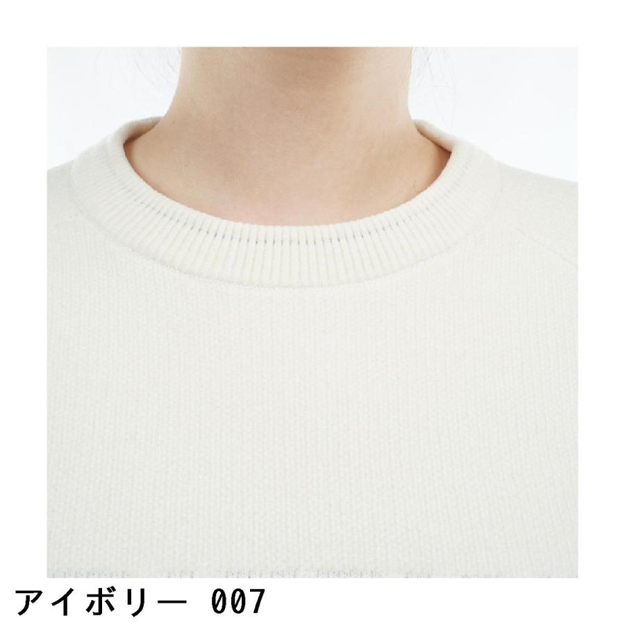 BRIEFING ホワイト クルーネックセーター BRIEFING ホワイト セーター