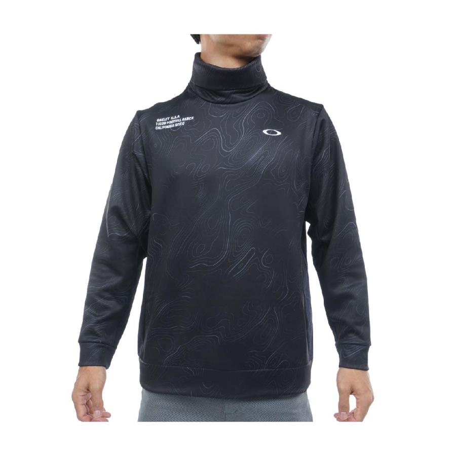 オークリー　OAKLEY　OAKLEY ELEVATION ストレッチ 裏起毛 ハイネック長袖シャツ OAKLEY（オークリー） OAKLEY OAKLEY ELEVATION ストレッチ 裏起毛