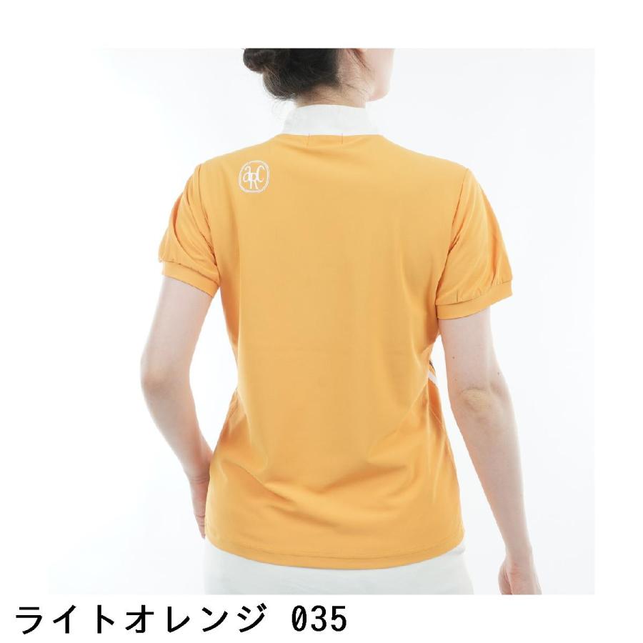 アルチビオ　archivio　サイドライン速乾鹿の子プルオーバー半袖シャツ　レディス archivio（アルチビオ） サイドライン速乾鹿の子プルオーバー半袖