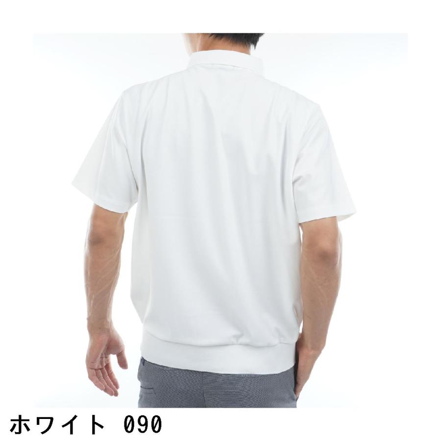 archivio（アルチビオ） ライン襟速乾ニット半袖ポロシャツ : GDO