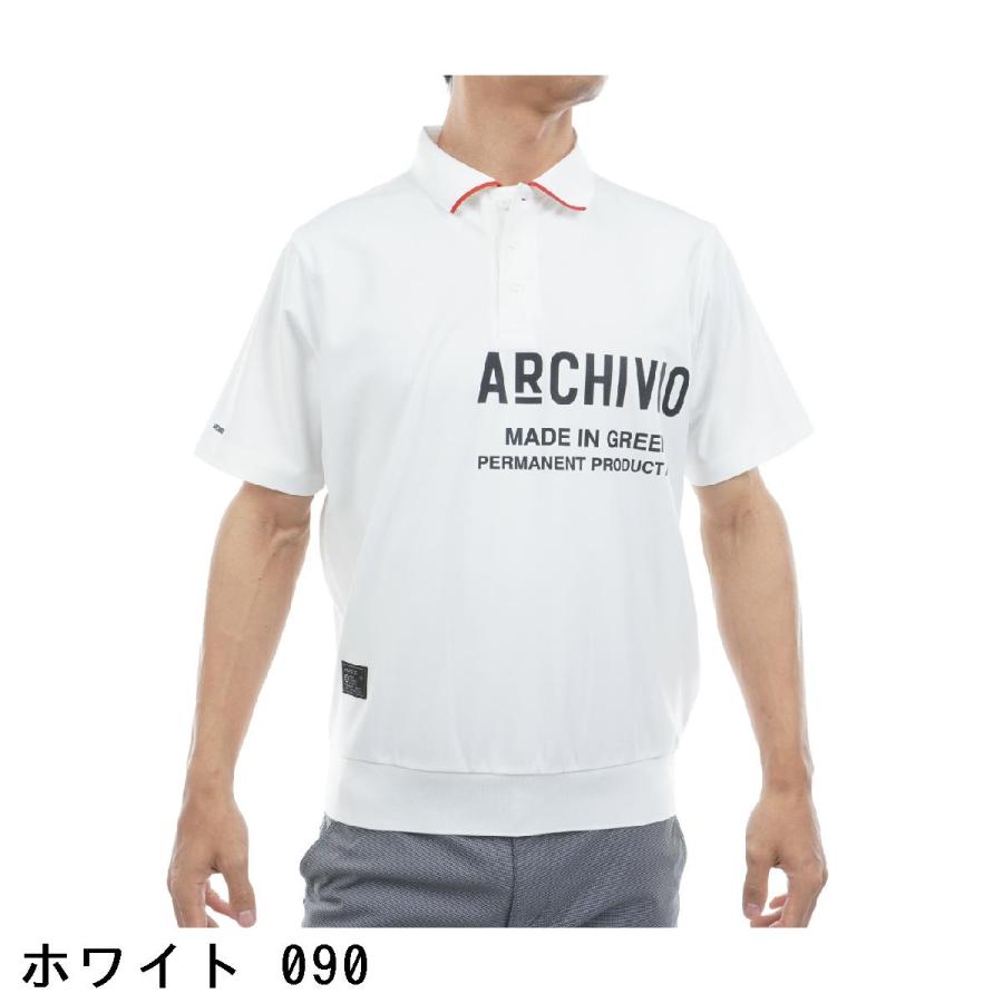 archivio（アルチビオ） ライン襟速乾ニット半袖ポロシャツ : GDO