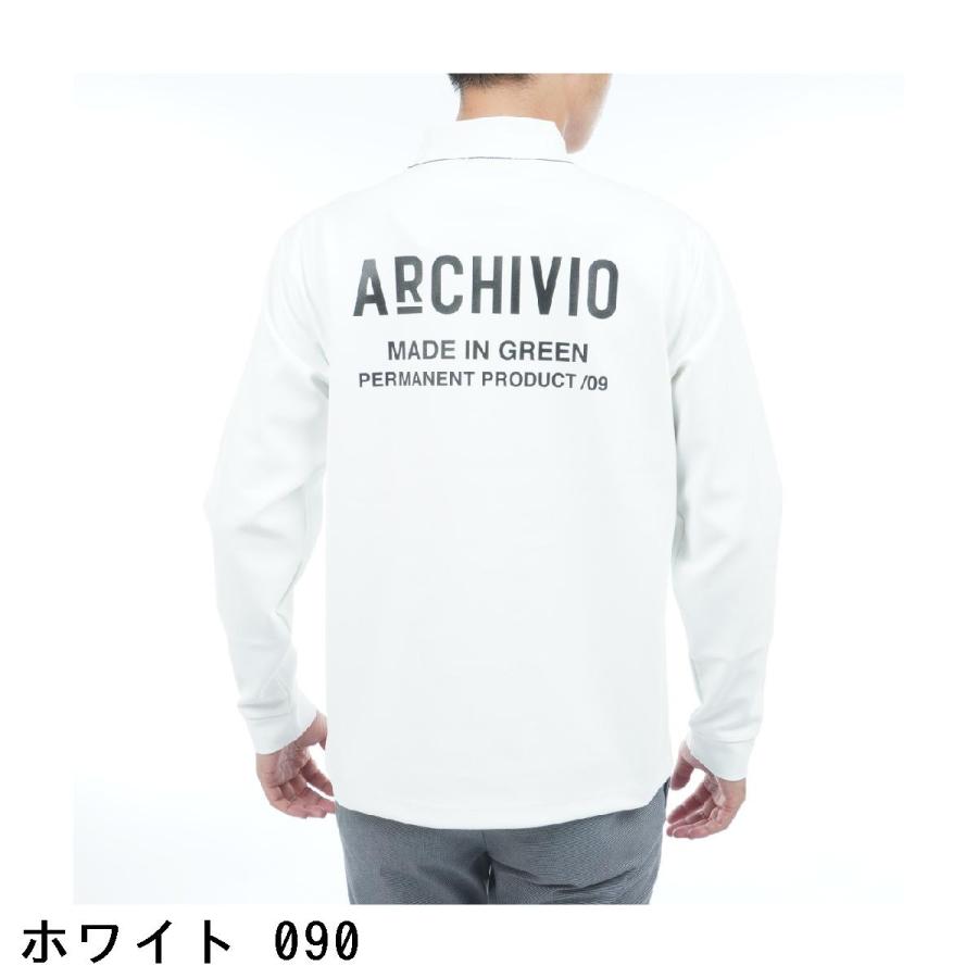 archivio（アルチビオ） バックロゴUV速乾プルオーバー長袖シャツ