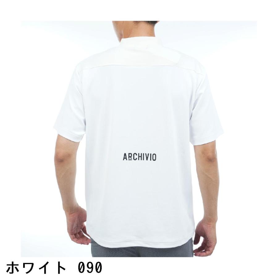 archivio　プルオーバーシャツ archivio（アルチビオ） 胸切替UV冷感プルオーバー半袖シャツ : GDO