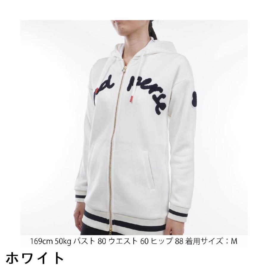 andperse レディスパーカー and per se（アンパスィ） ストレッチ テックスウェット フルジップ