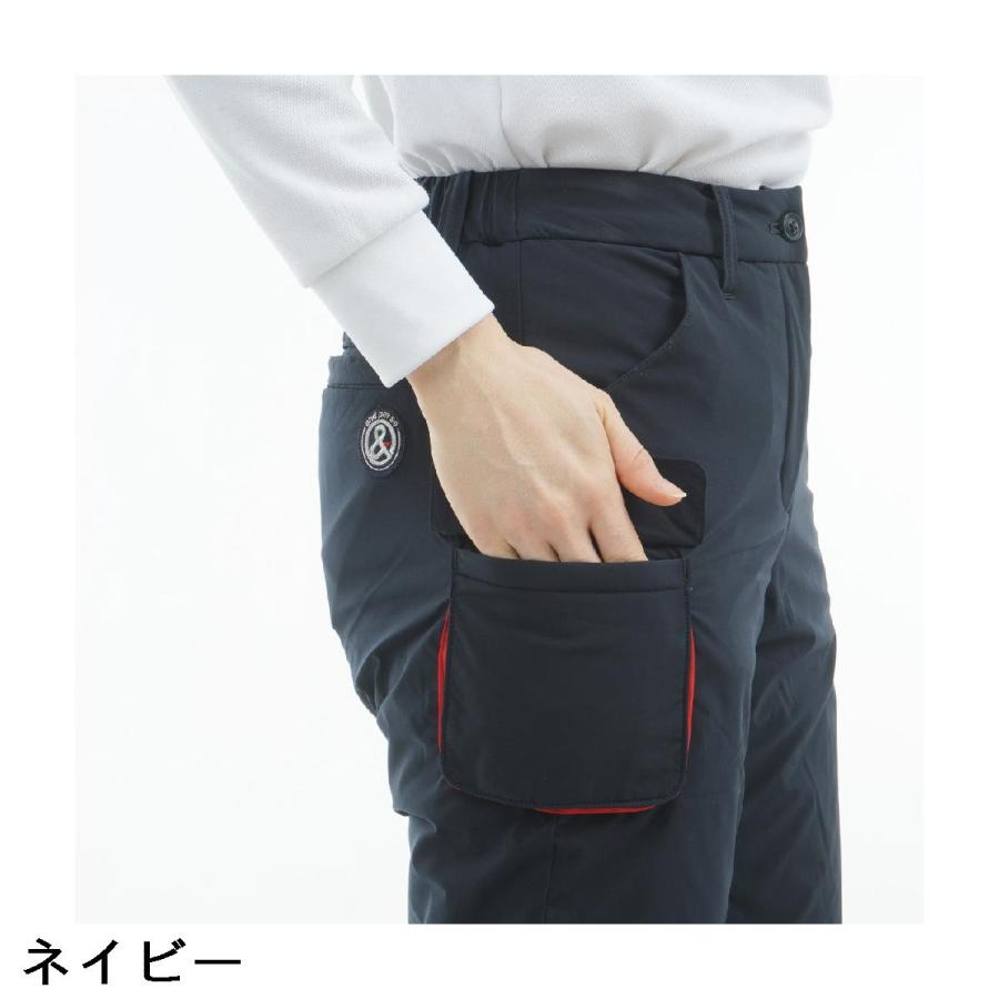 and per se（アンパスィ） ストレッチ エアロカプセル中綿パンツ