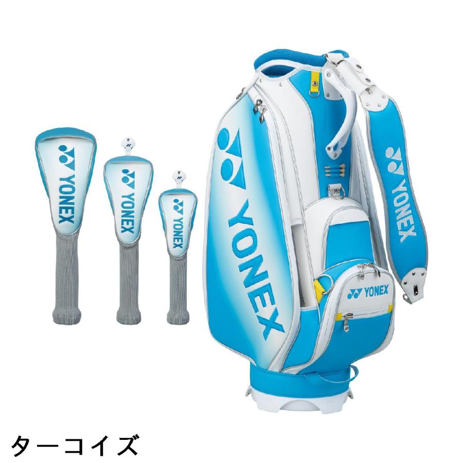 美品！2023年YONEX ヨネックス日本正規品 軽量 男女兼用 キャディバッグ YONEX（ヨネックス） キャディバッグ 9.0型 軽量 2.8kg ミニポーチ付き