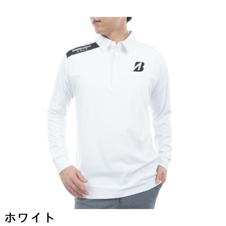 TOURSTAGE ブリヂストン BRIDGESTONE GOLF B-02 ストレッチ 共衿長袖
