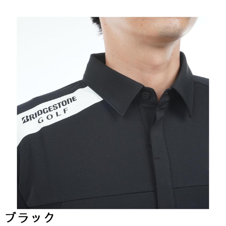 TOURSTAGE ブリヂストン BRIDGESTONE GOLF B-02 ストレッチ 共衿長袖