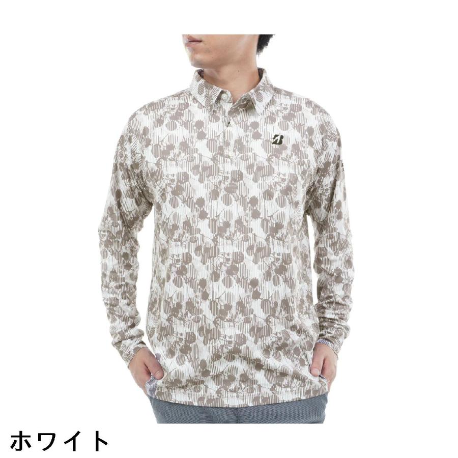 TOURSTAGE ブリヂストン BRIDGESTONE GOLF B-02 ストレッチ 共衿長袖