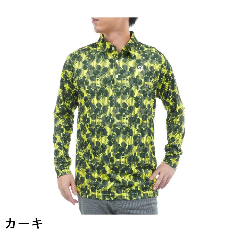 ブリヂストン　BRIDGESTONE GOLF　B-02 ストレッチ 共衿長袖ポロシャツ TOURSTAGE ブリヂストン BRIDGESTONE GOLF B-02 ストレッチ 共衿長袖