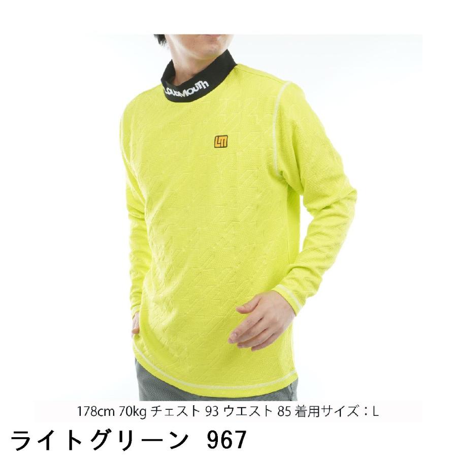 LOUDMOUTH（ラウドマウスゴルフ） Loud Mouth Golf エンボス柄 モック