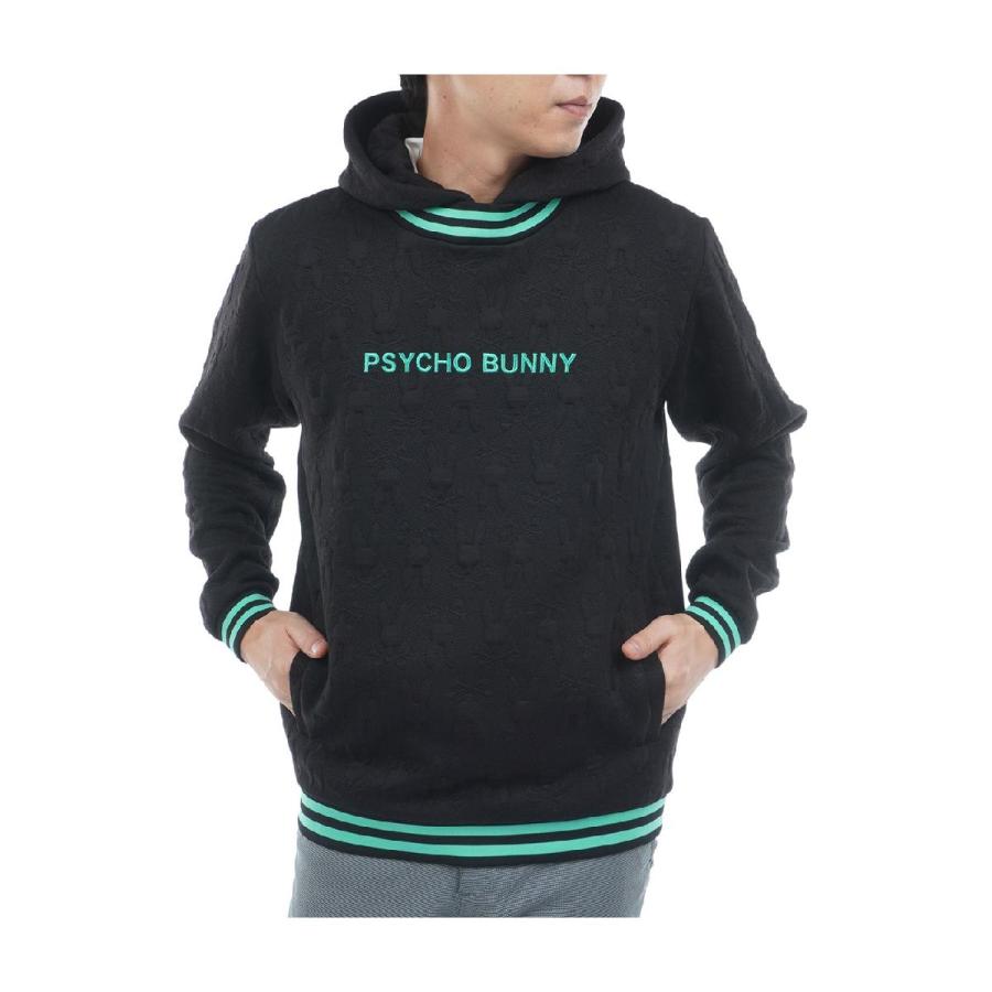 サイコバニー　PSYCHO BUNNY　GOLF エンボスジャカードパーカー Psycho Bunny（サイコバニー） PSYCHO BUNNY GOLF エンボスジャカード
