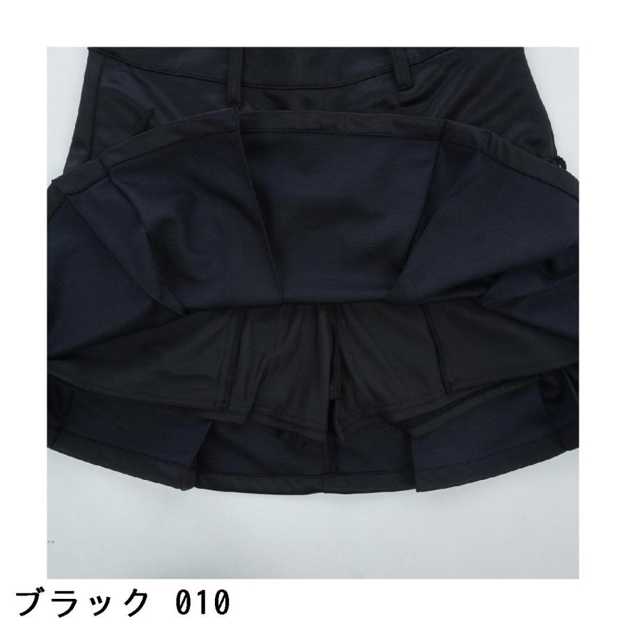 新品◎Juck Bunny プリーツスカート 1 ブラック ゴルフ ストレッチ Jack Bunny!!（ジャックバニー） カレンダー加工ダンボール スカート