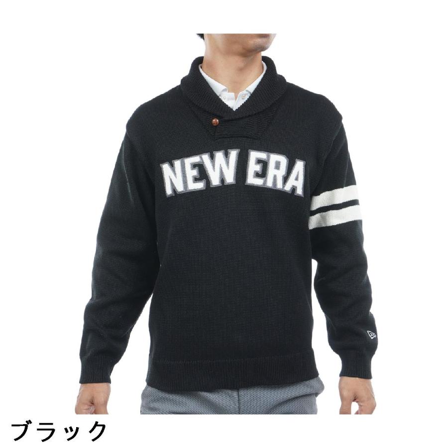 NEW ERA セーター NEW ERA（ニューエラ） NEW ERA GOLF GF ショールカラーセーター : GDO