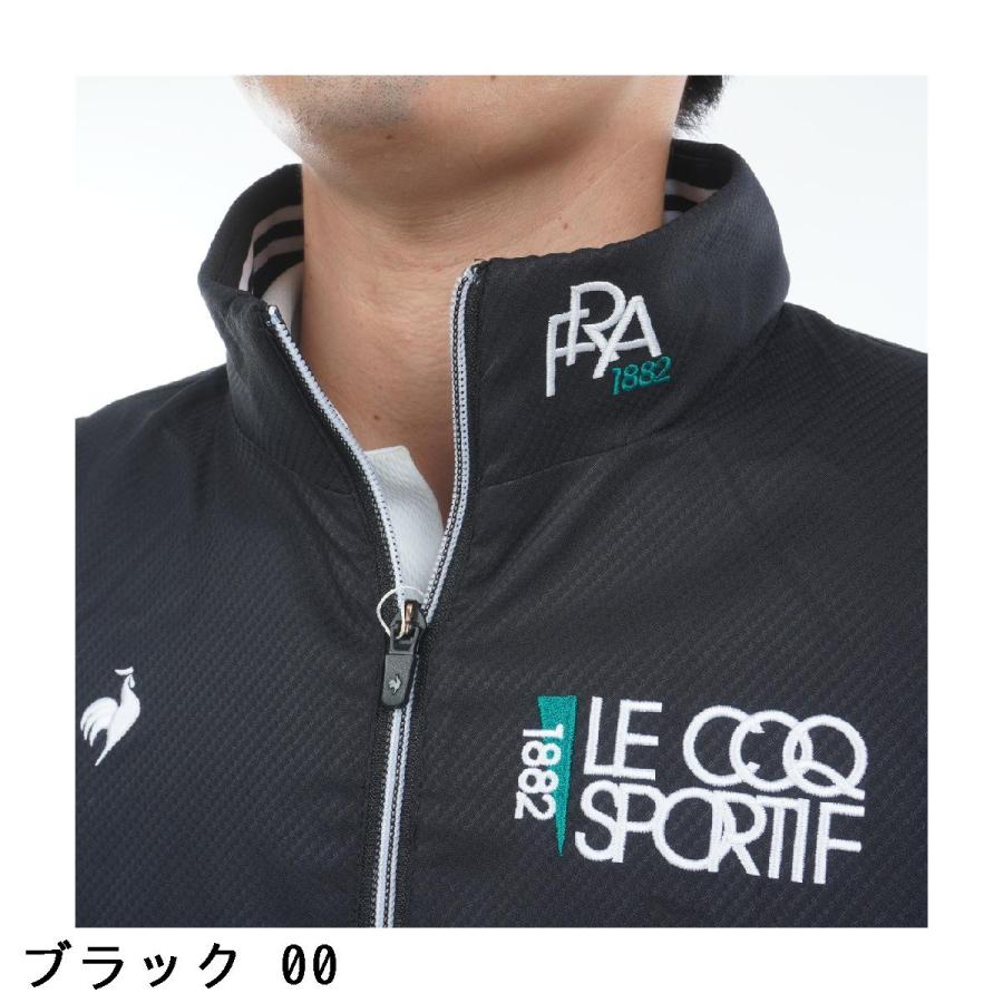 ☆☆【新品・未使用】ルコック　２WAYブルゾン☆☆ le coq sportif GOLF 公式 ルコックスポルティフ ゴルフ ノーカラー
